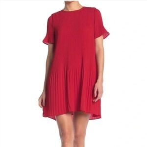 Melloday Pleated Trapeze Dress